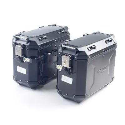 Triumph Tiger 1200 Expedition Black Aluminum Panniers - A9500825