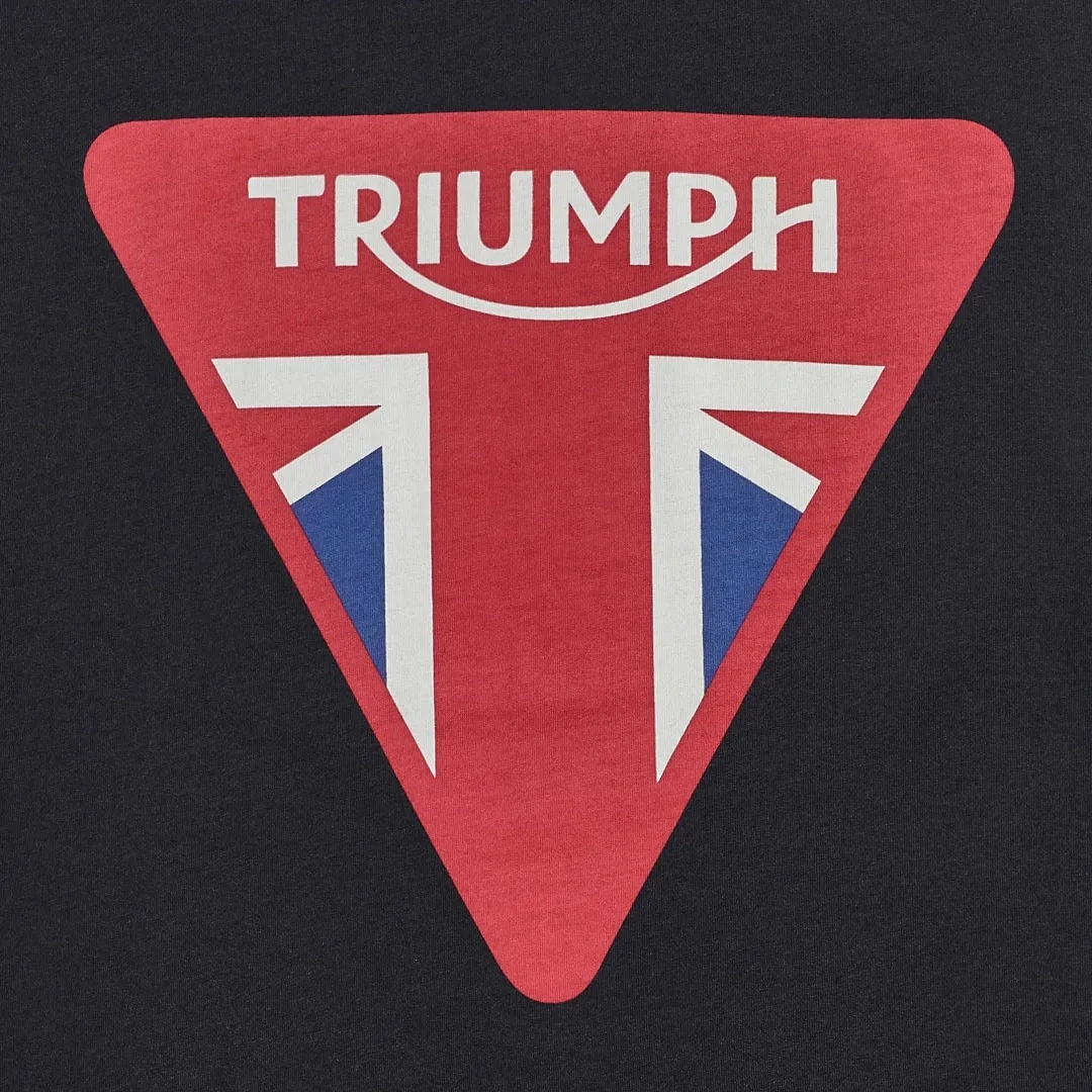Triumph Devon Black Union Jack Tee - MTSS20023