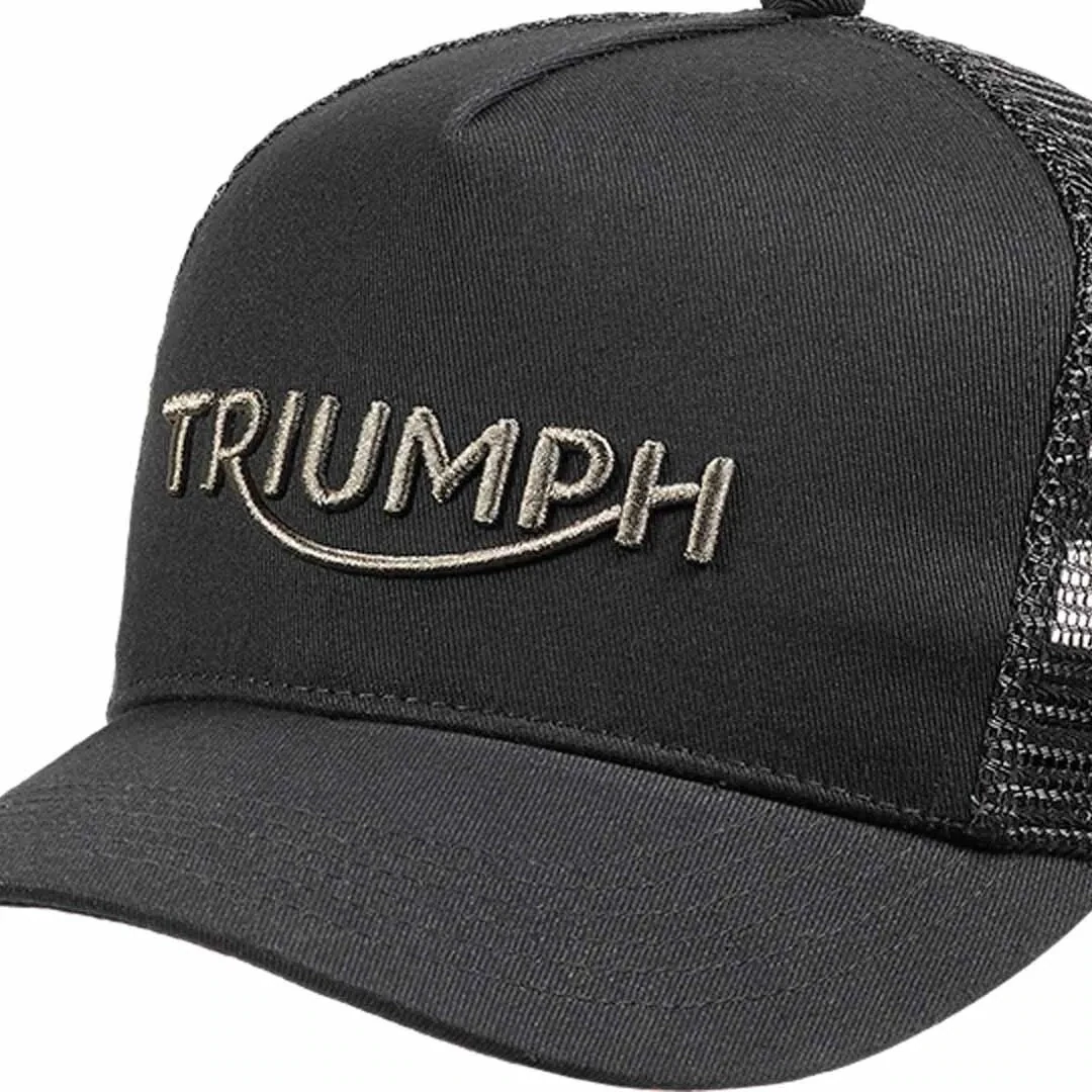 Triumph Black Whysall Trucker Hat - MCAS22302