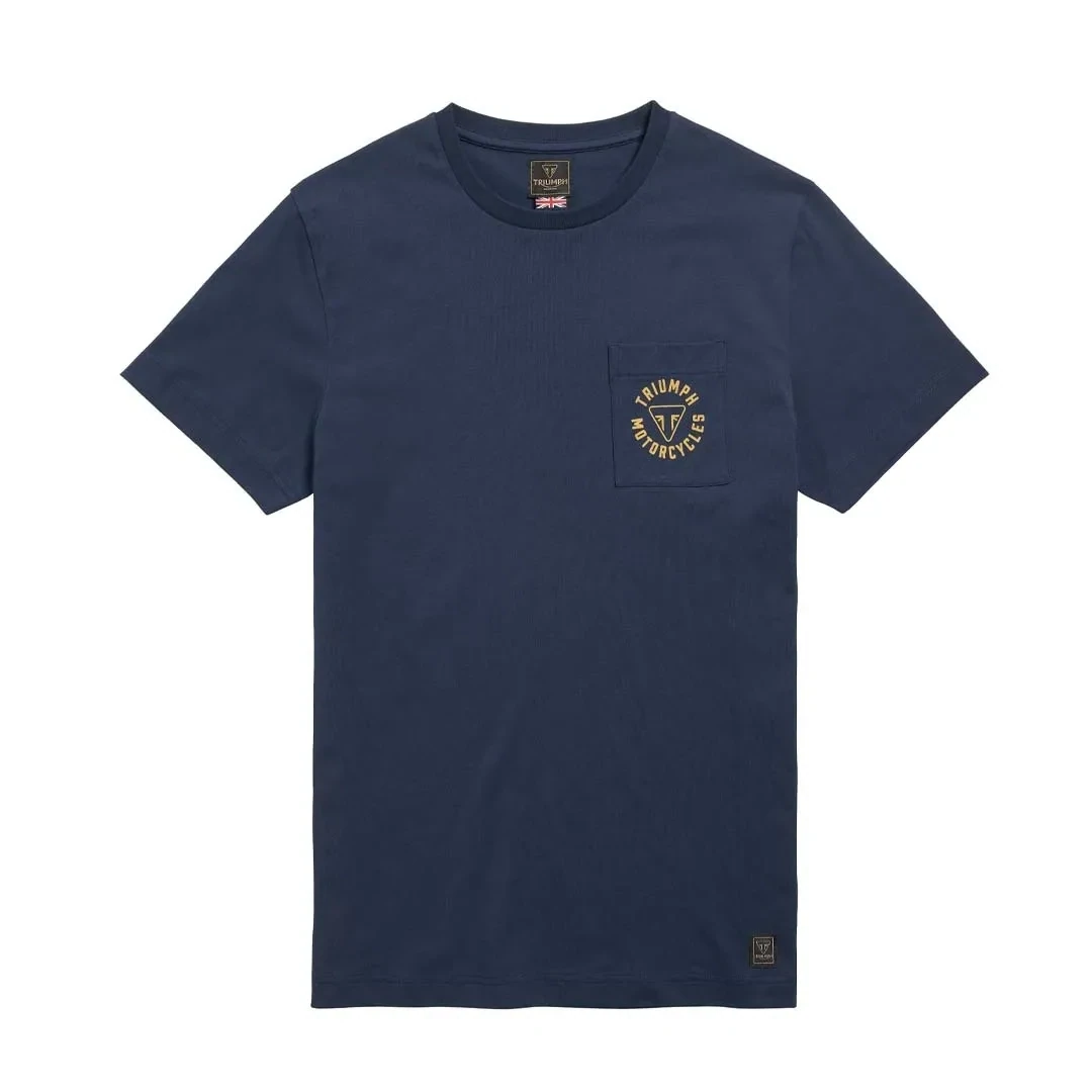 Triumph Newlyn Navy Pocket Tee - MTSS21027