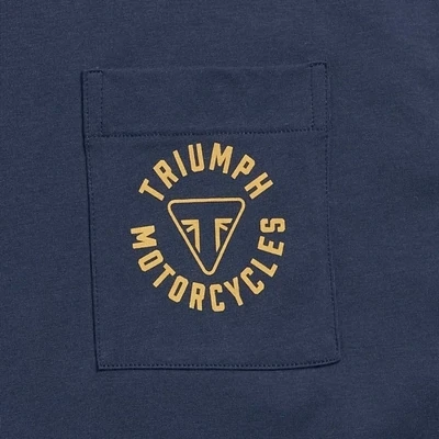 Triumph Newlyn Navy Pocket Tee - MTSS21027