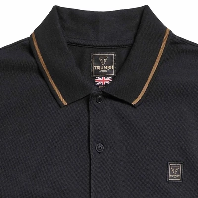 Triumph Lustleigh Jet Black Polo - MPOS20003