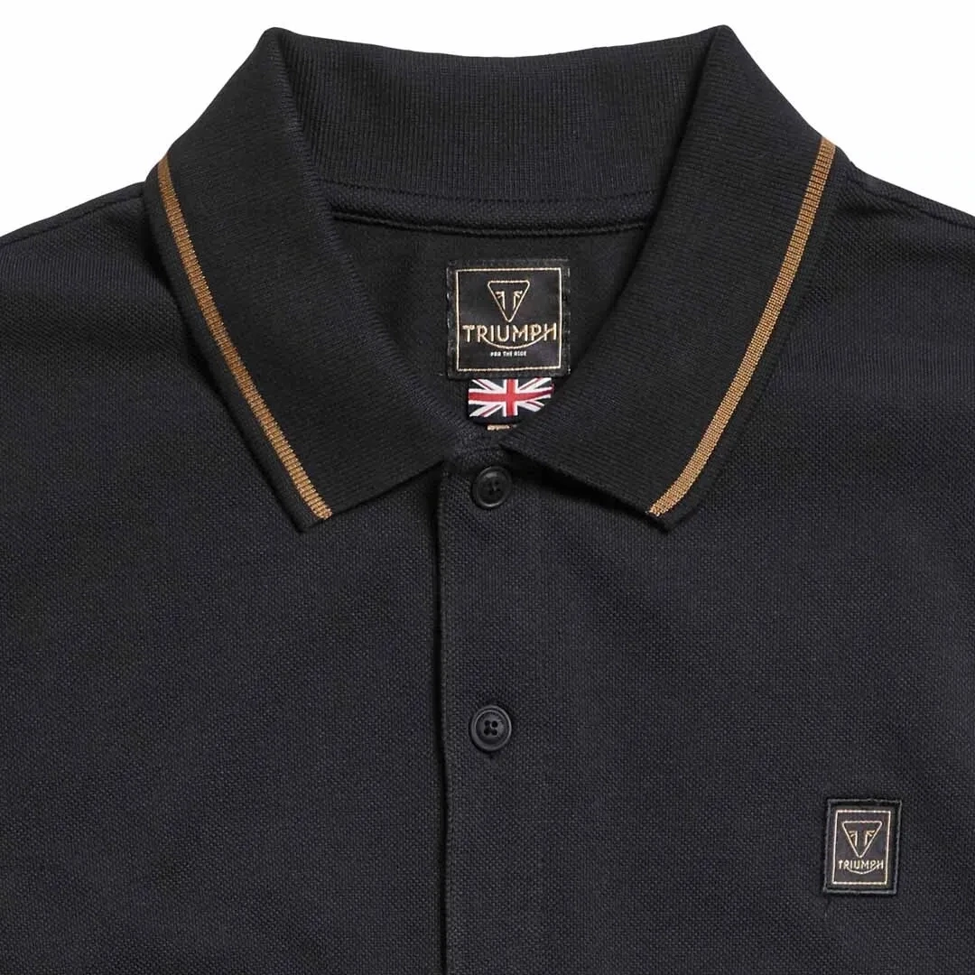 Triumph Lustleigh Jet Black Polo - MPOS20003