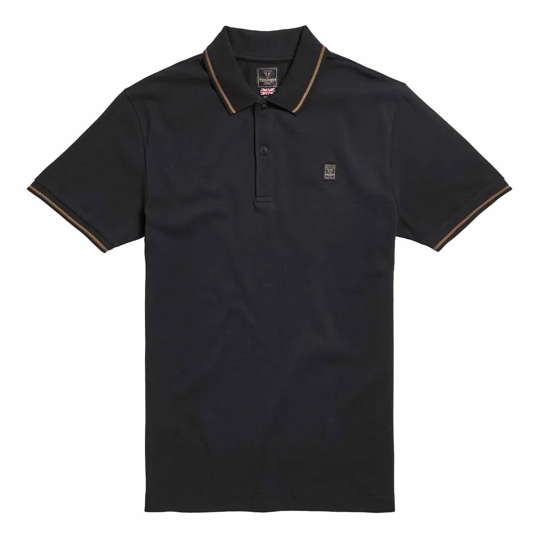 Triumph Lustleigh Jet Black Polo - MPOS20003