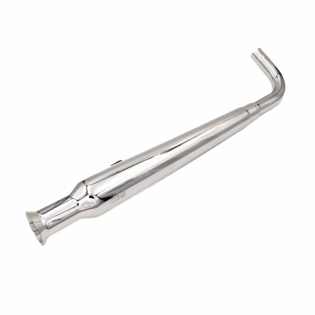 Triumph Bobber Polished Martini Competition Cone Exhaust - MC-CN-BBM-P