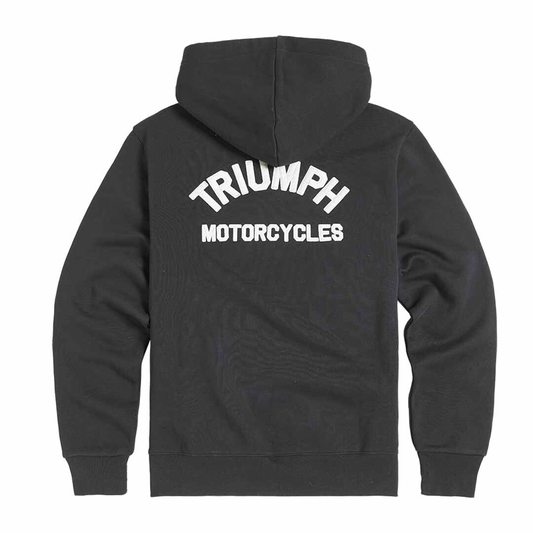 Triumph Dolan Black Full Zip Fleece Hoodie - MSWS2342