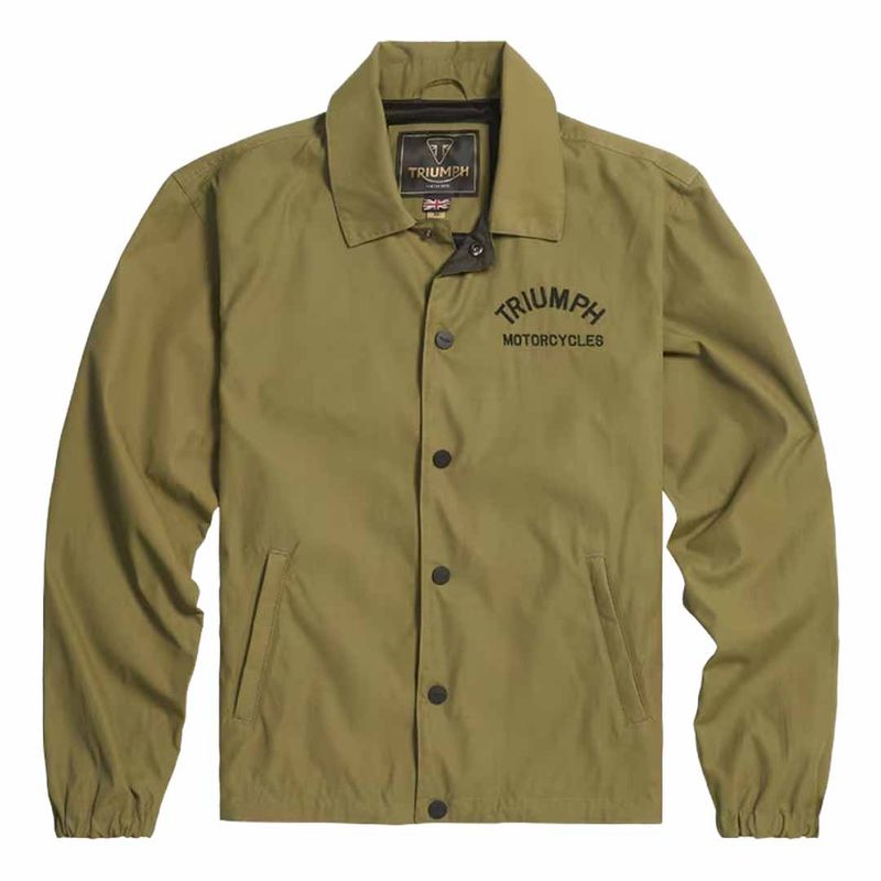 Triumph Carter Coach Khaki Green Softshell Jacket - MTES24007