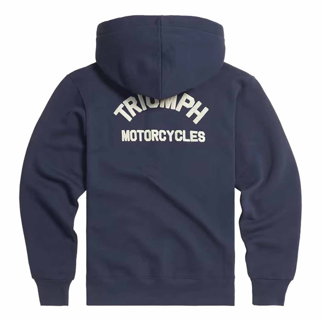 Triumph Dolan Navy Full Zip Fleece Hoodie - MSWS24118