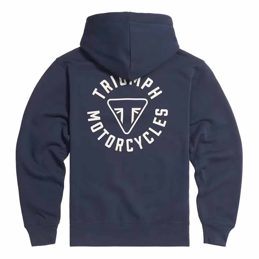 Triumph Digby Full Zip Navy Sweatshirt Hoodie - MSWS24119