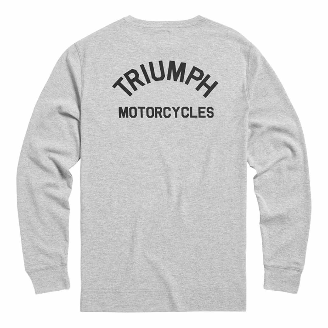 Triumph Dean Long Sleeve Gray Waffle Tee Shirt - MTLS22101