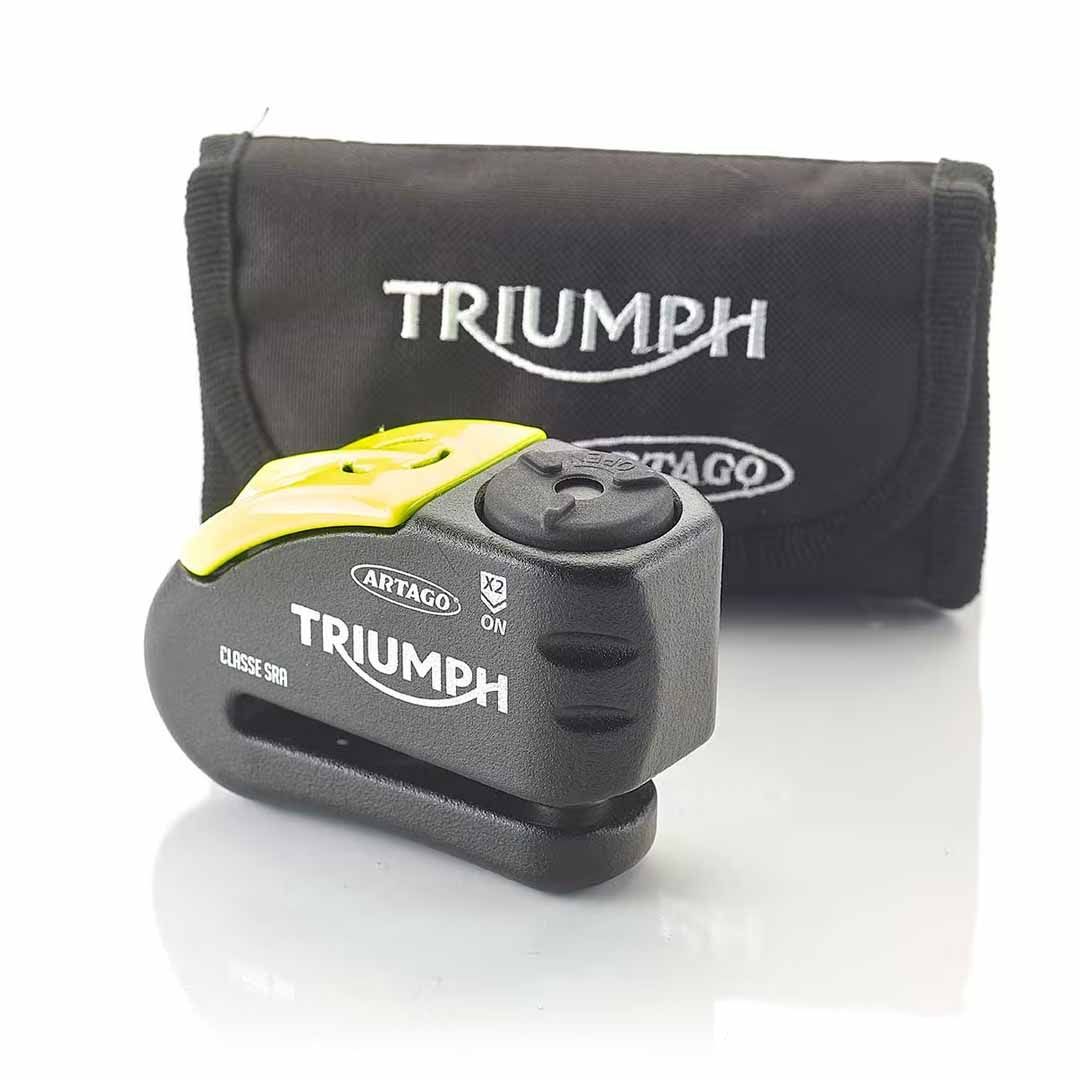 Triumph Artago Motorcycle Disc Lock with Alarm - A9810027
