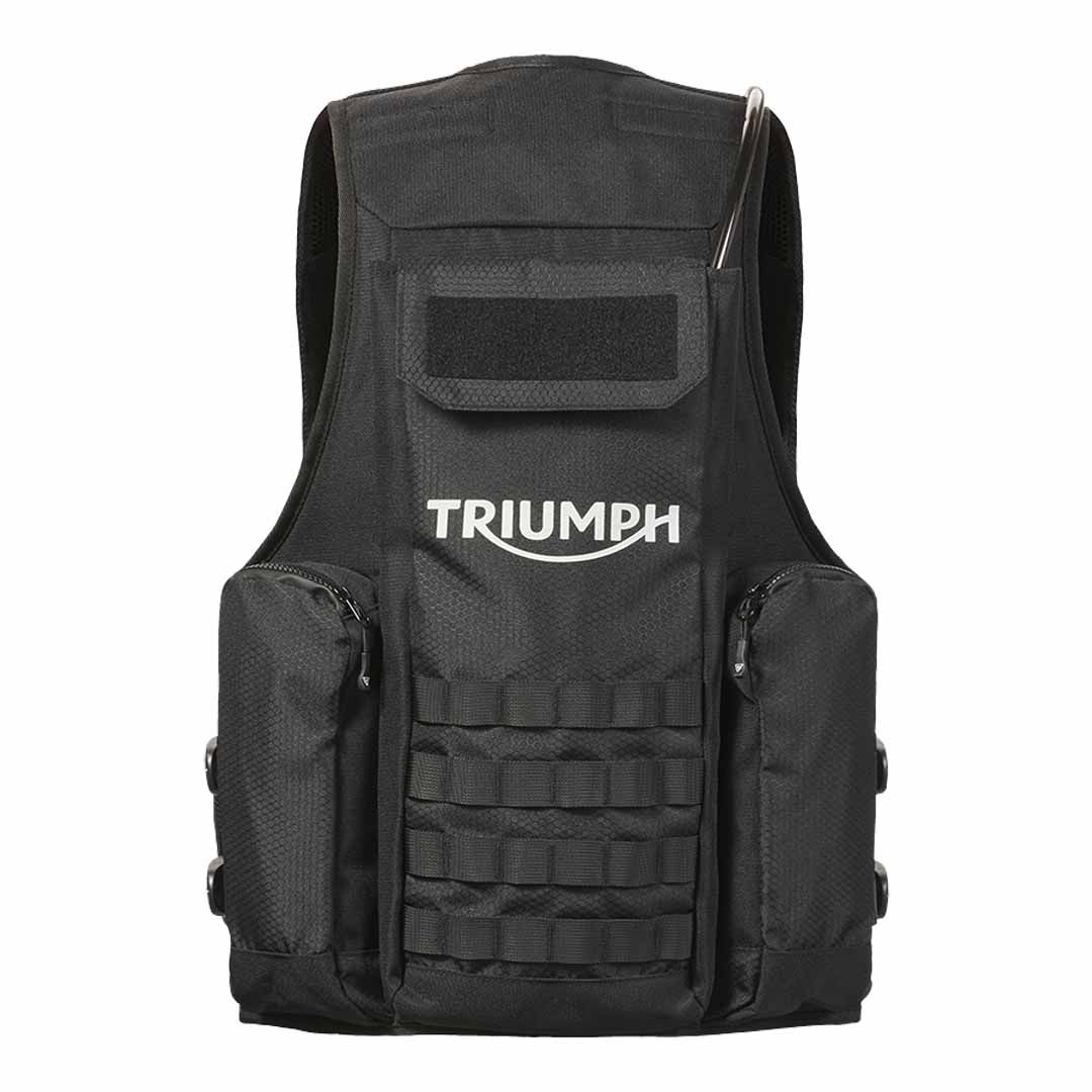 Triumph Tactical Black Riding Vest - MTES25007