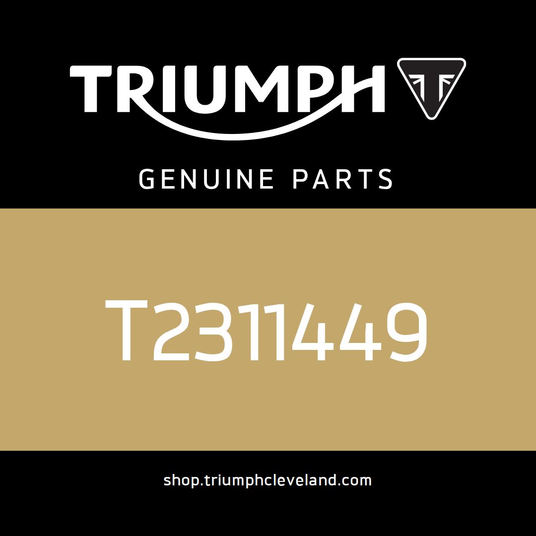Triumph OEM Finisher, Front Mudguard, RH - T2311449 Triumph OEM Finisher, Front Mudguard, RH - T2311449