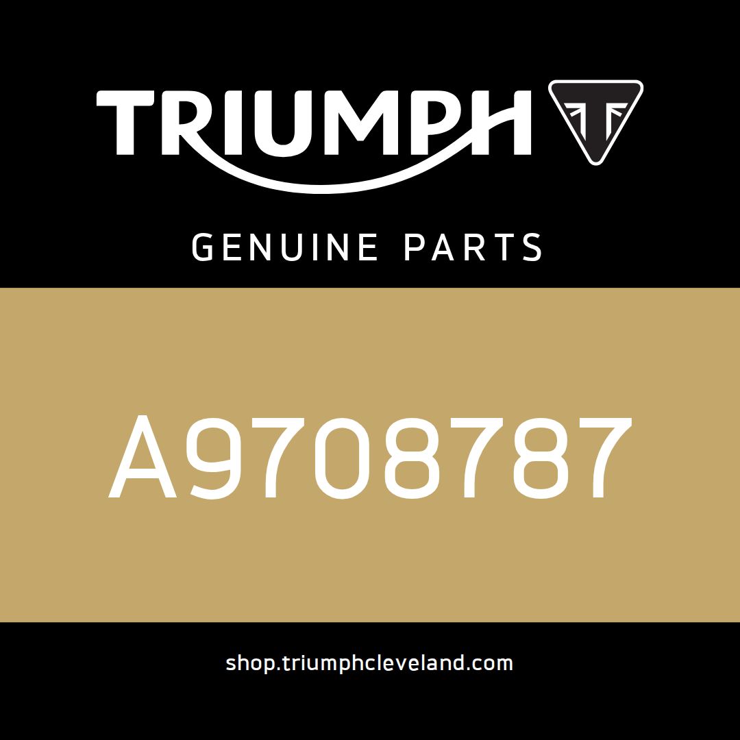 Triumph OEM Pillion Seat, Quilted, Brown - A9708787