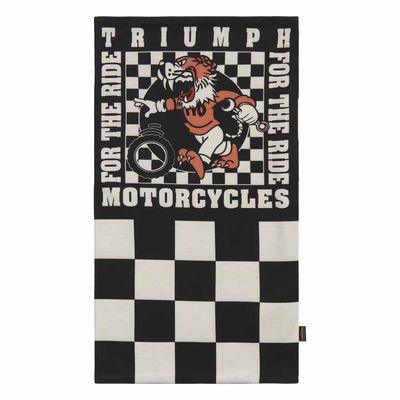 Triumph New Boots Checkered Tiger Neck Tube - MTUS26514