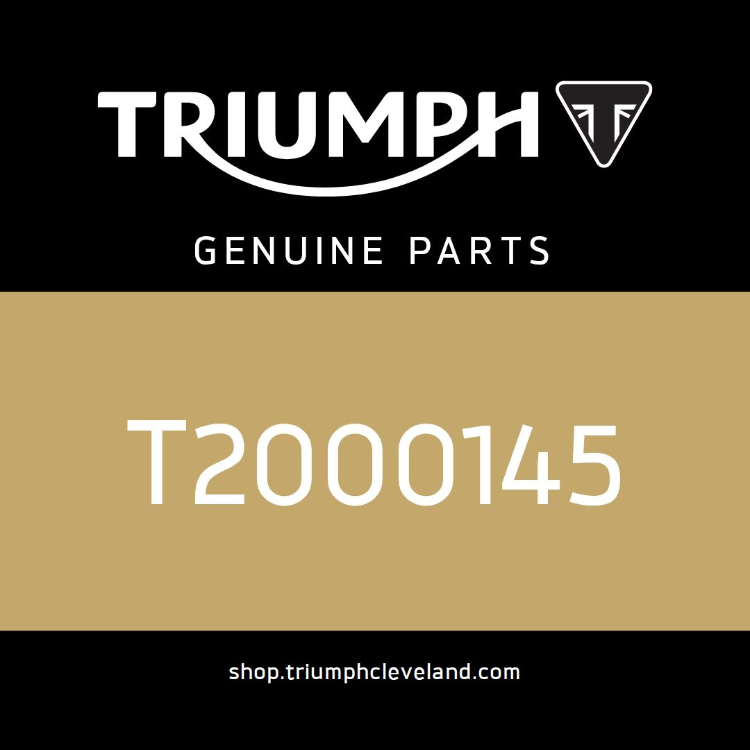 Triumph OEM Valve Assy, Alum, 90 Deg, Black - T2000145