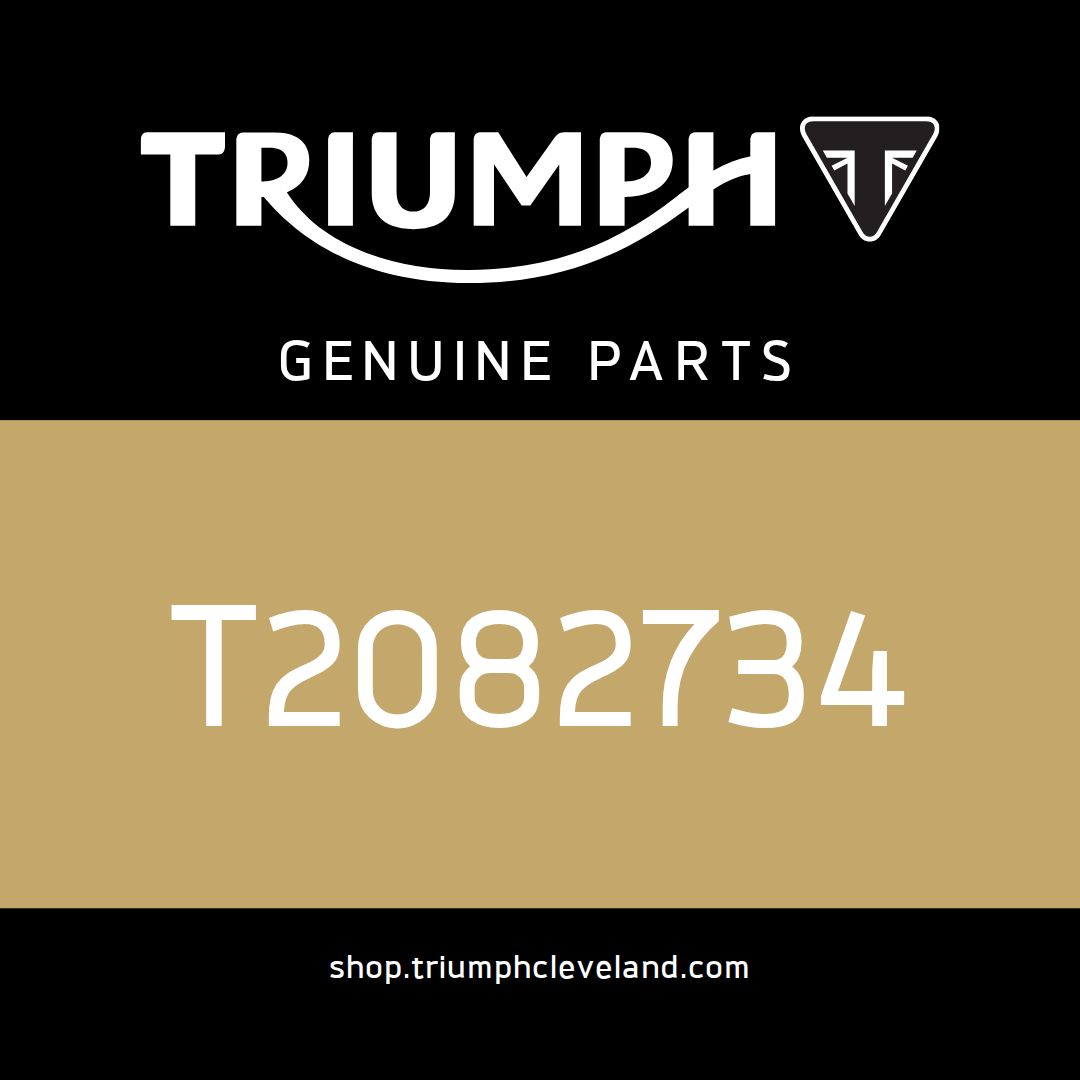 Triumph OEM Footrest Rear, LH, Black - T2082734