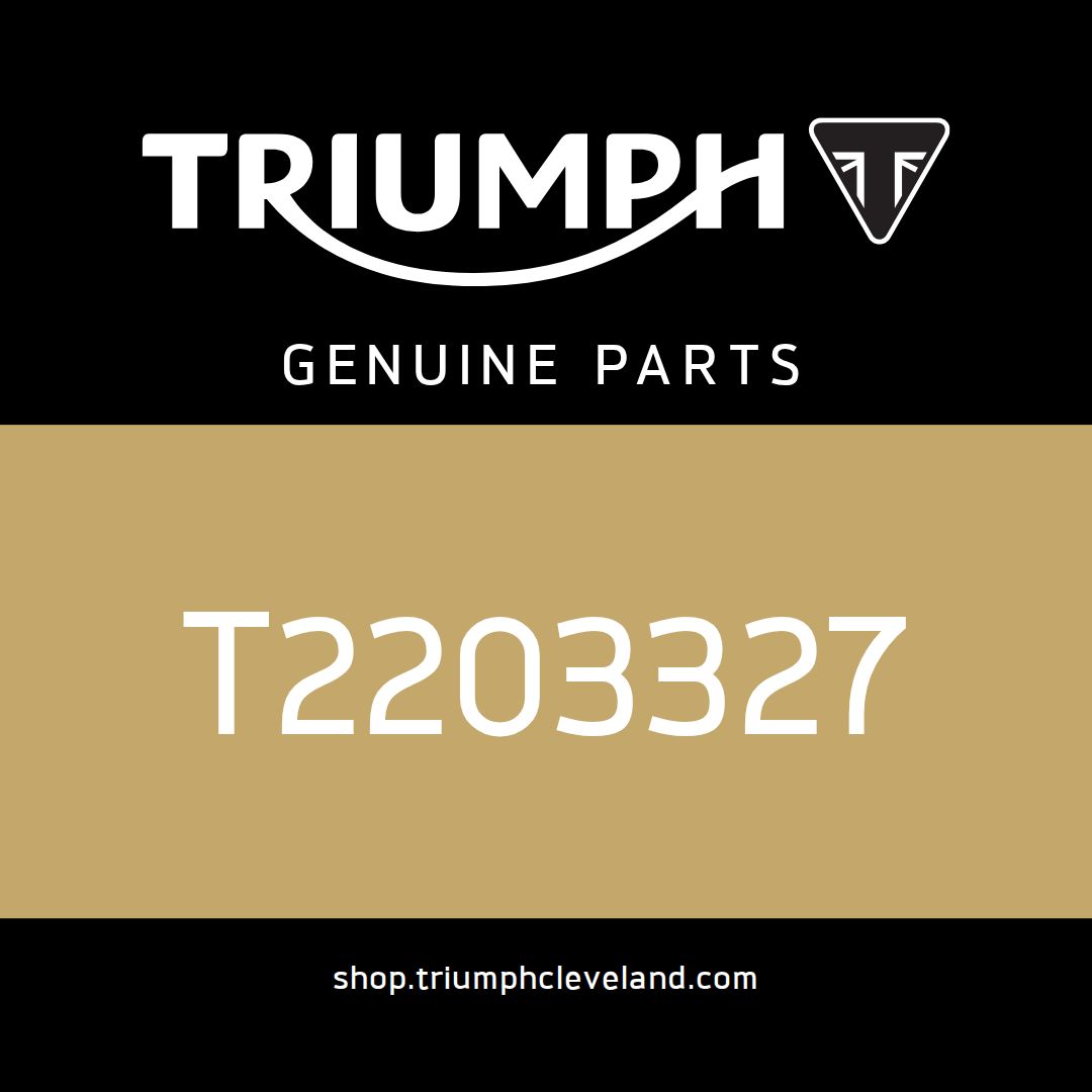 Triumph OEM Cover, LH, Window, Black - T2203327