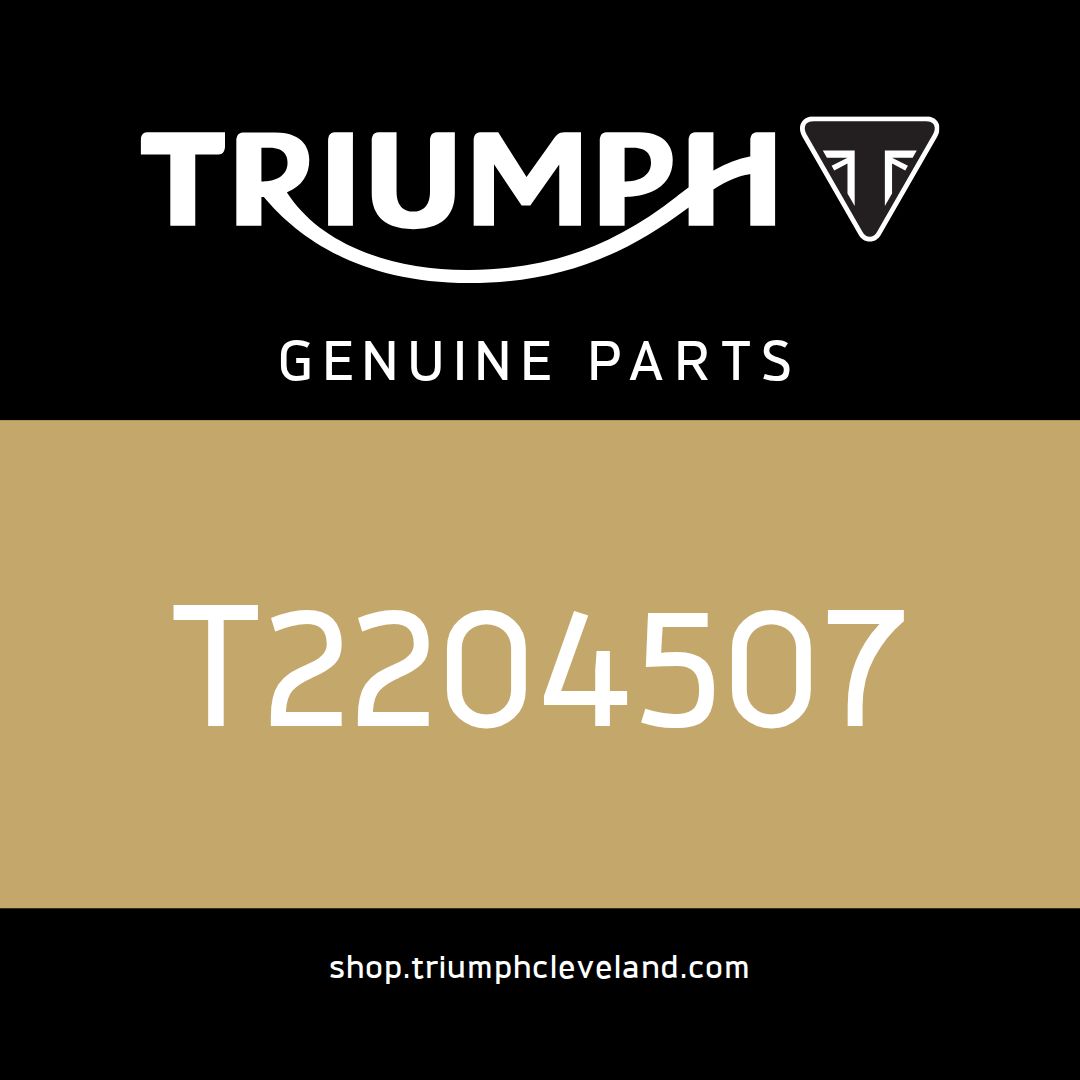 Triumph OEM Exhaust Header Assembly, RH, Brushed - T2204507