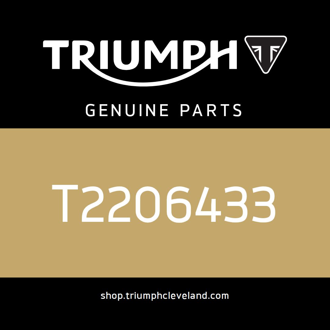 Triumph OEM Heat Shield, Silencer Top, LH - T2206433