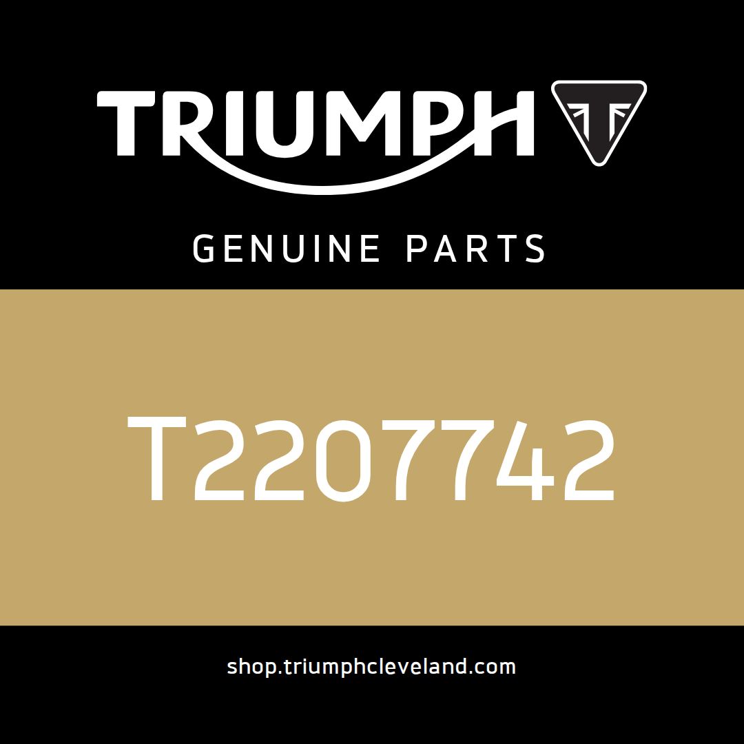 Triumph OEM Silencer Assy, Bolted, RH, Black - T2207742