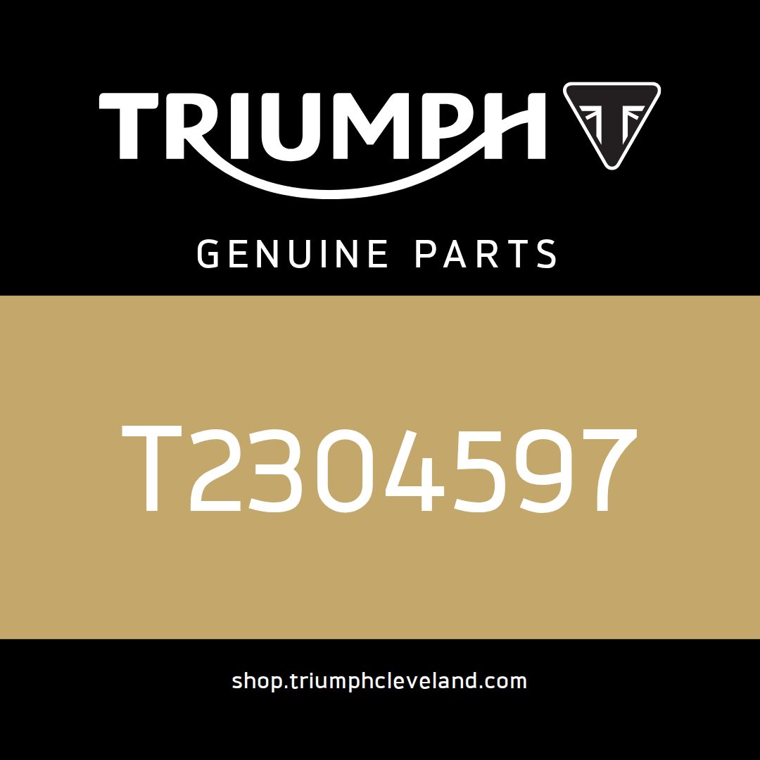 Triumph OEM Decal, Seat Cowl, RH - T2304597
