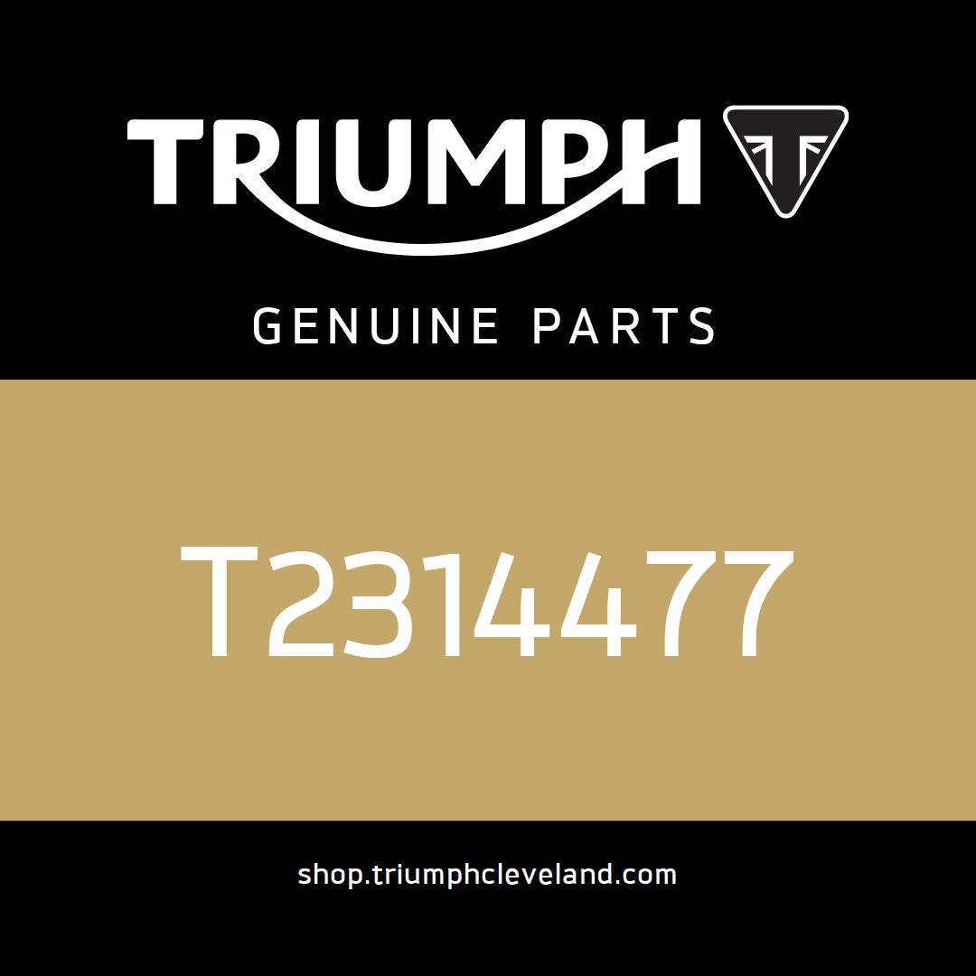 Triumph OEM Decal, Beak, Triumph Perf Yellow - T2314477