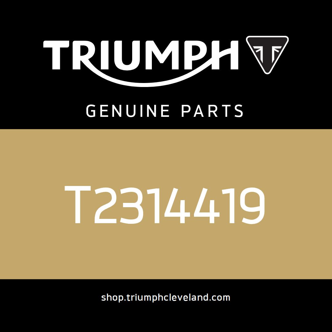 Triumph OEM Decal, Sidepanel, RH, White/Gold - T2314419
