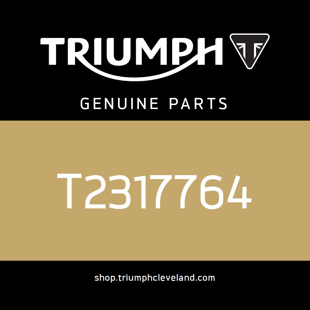 Triumph OEM Decal 2, LH Sidepanel, RX, Jet Black - T2317764