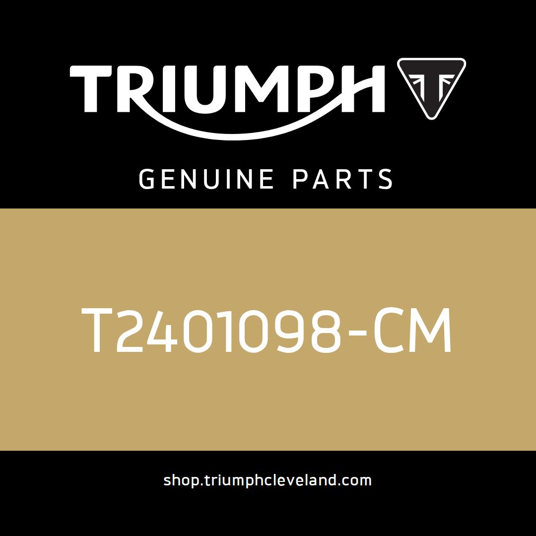 Triumph OEM Fuel Tank &amp; Heat Pad Assy - T2401098-CM