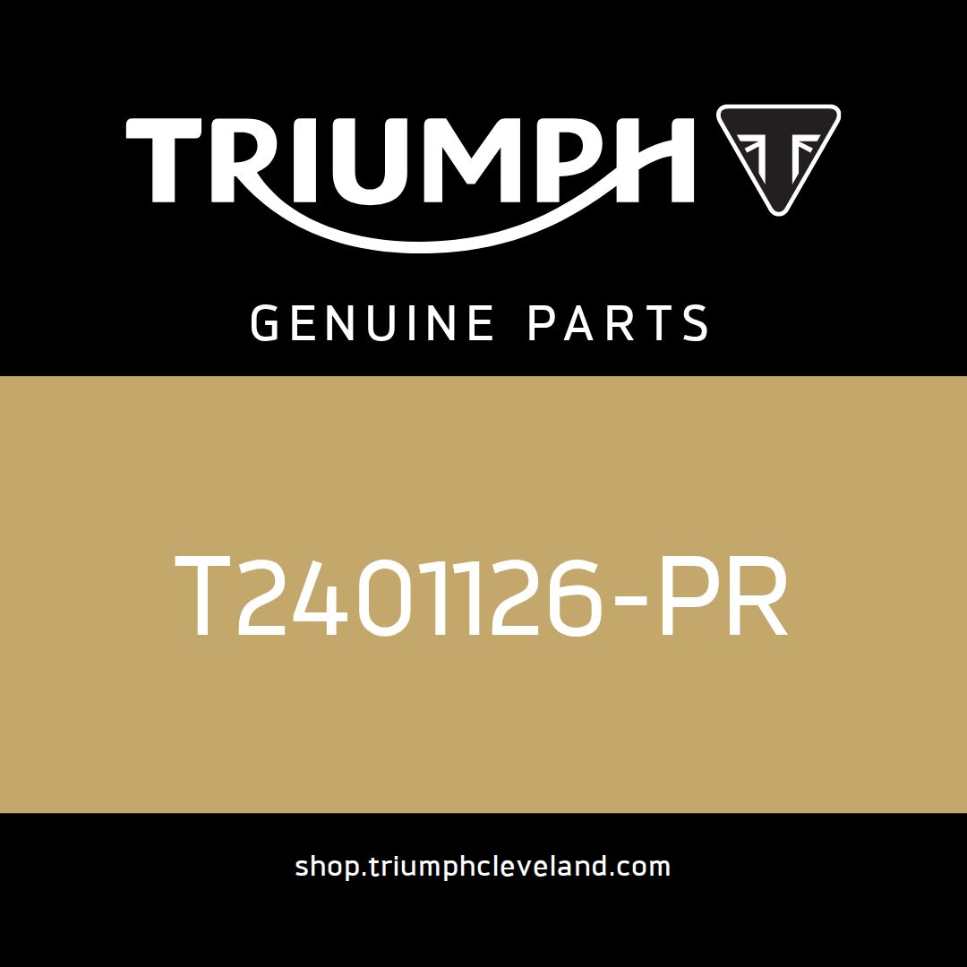 Triumph OEM Fuel Tank &amp; Heat Pad Assy - T2401126-PR