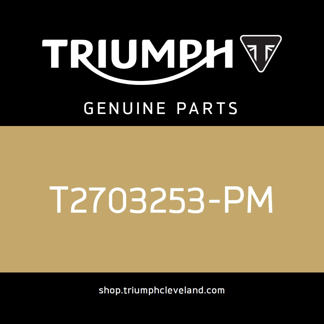 Triumph OEM Bezel, Headlamp, Sapphire Black - T2703253-PM