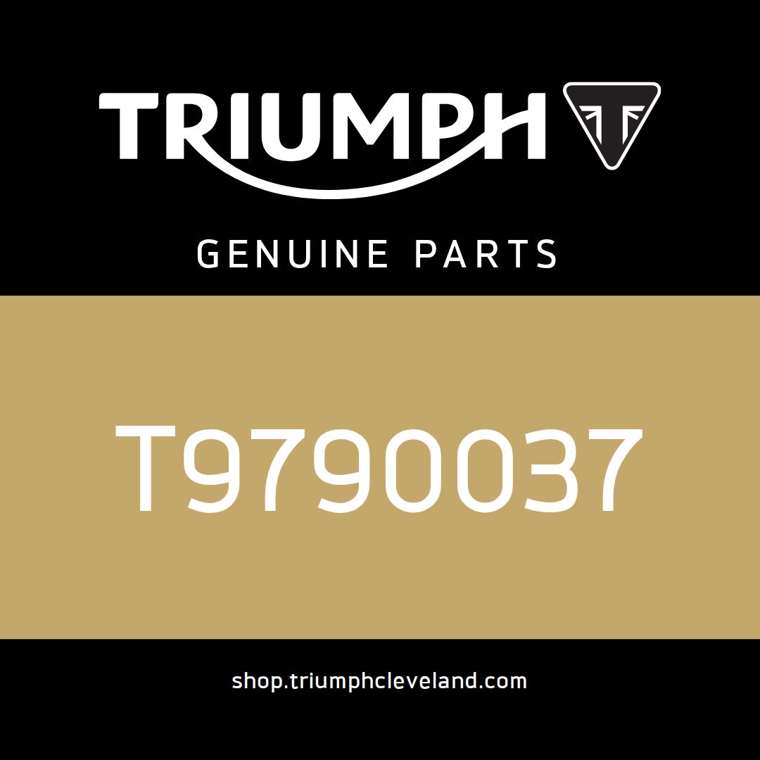 Triumph OEM Tank Badge, Bar, Metal - RHS - T9790037