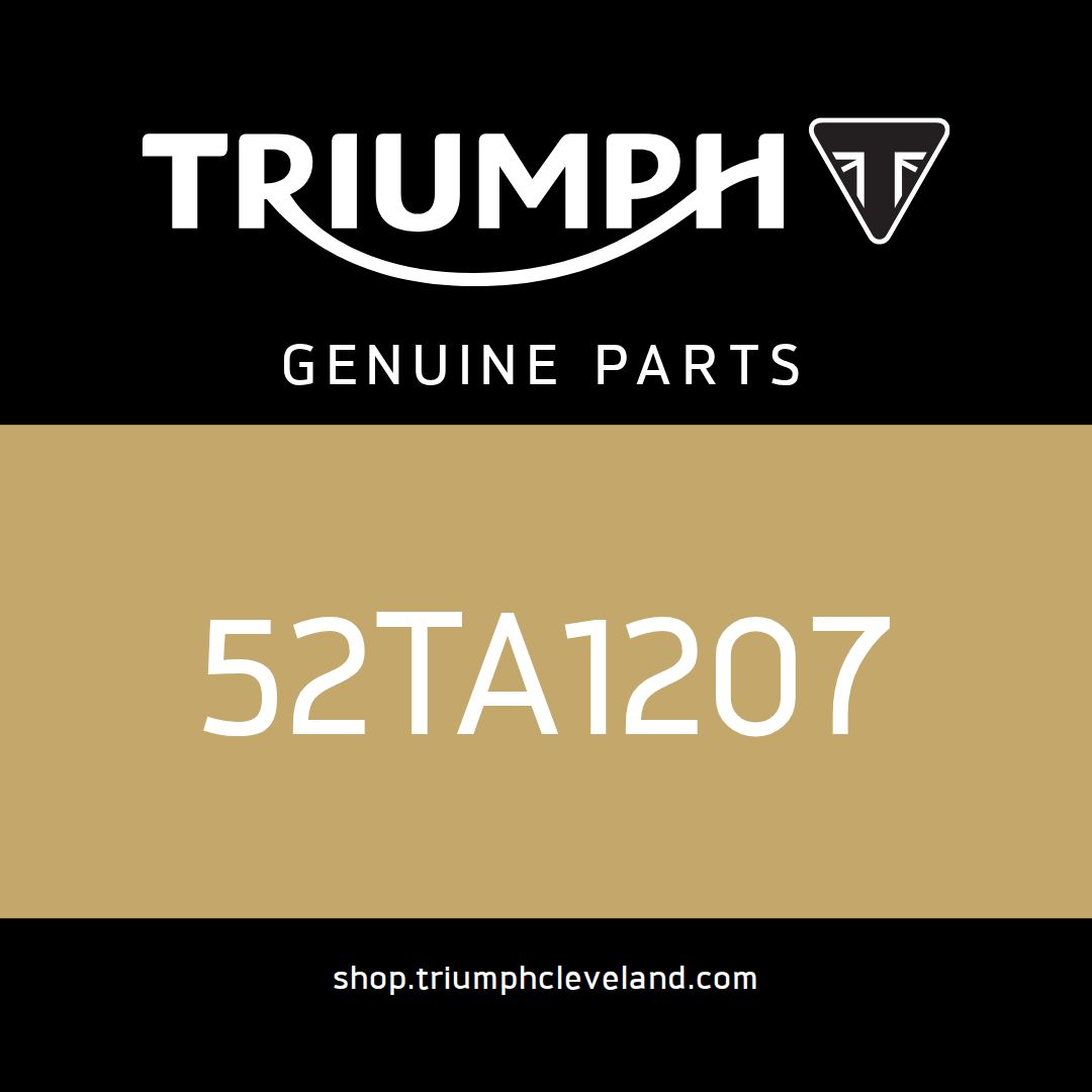 Triumph OEM Fairing, RH, Met Pearl White with Decal - 52TA1207