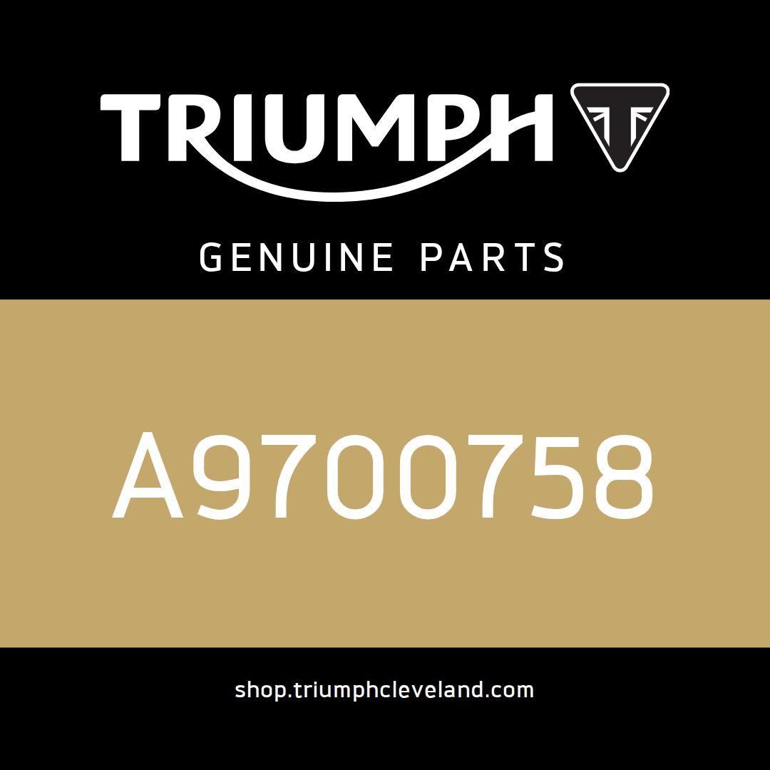 Triumph OEM Bolt, C'Sunk, Skt, M6 x 30 - A9700758