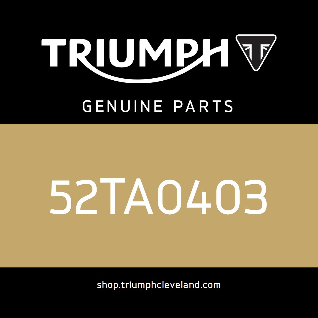 Triumph OEM Fuel Tank, Carnival Red Decal - 52TA0403