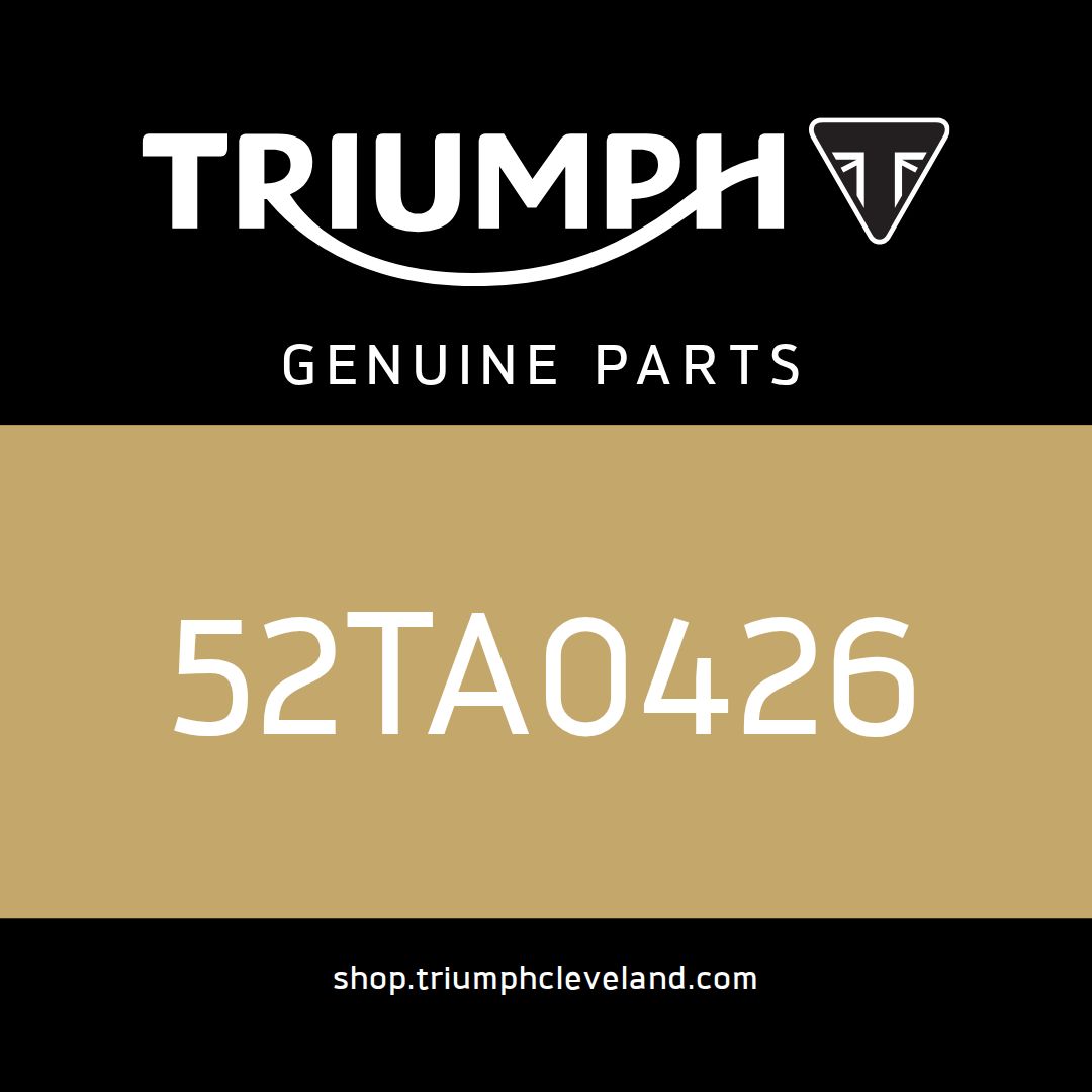 Triumph OEM Fuel Tank, Phantom Black with Decal - 52TA0426