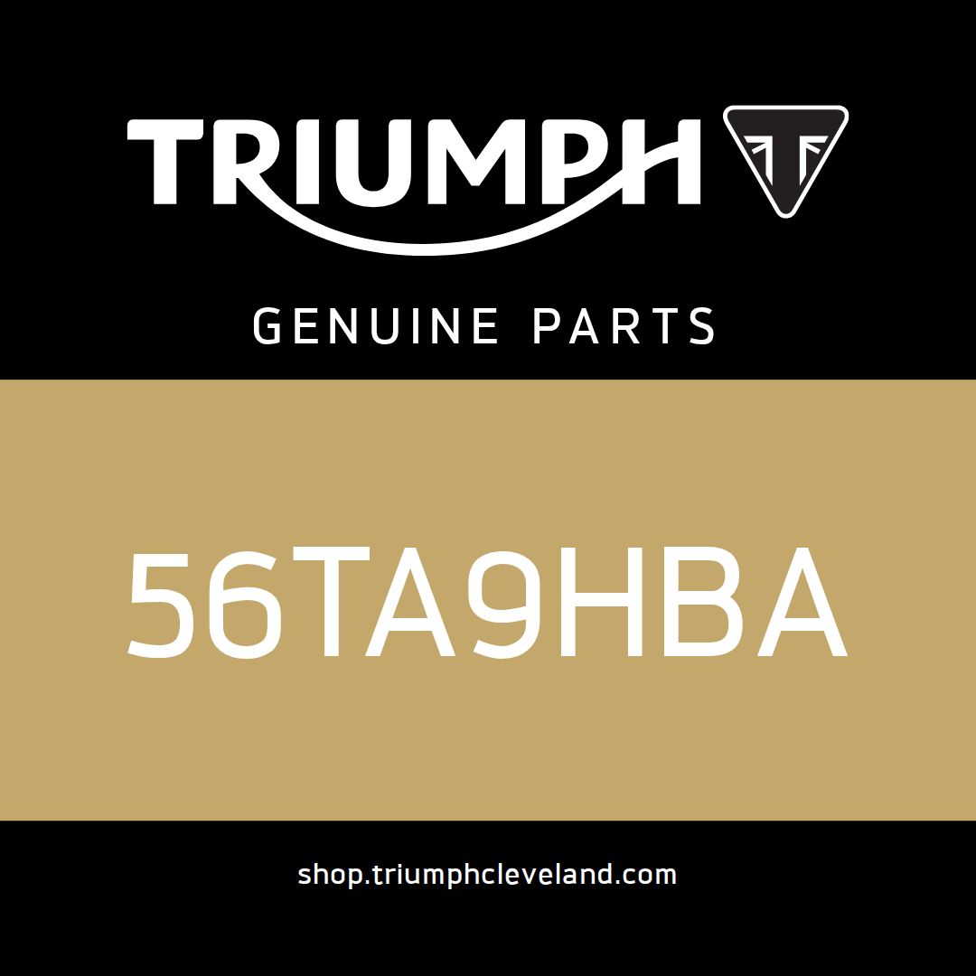 Triumph OEM Side Cover, LH, Phantom Black - 56TA9HBA