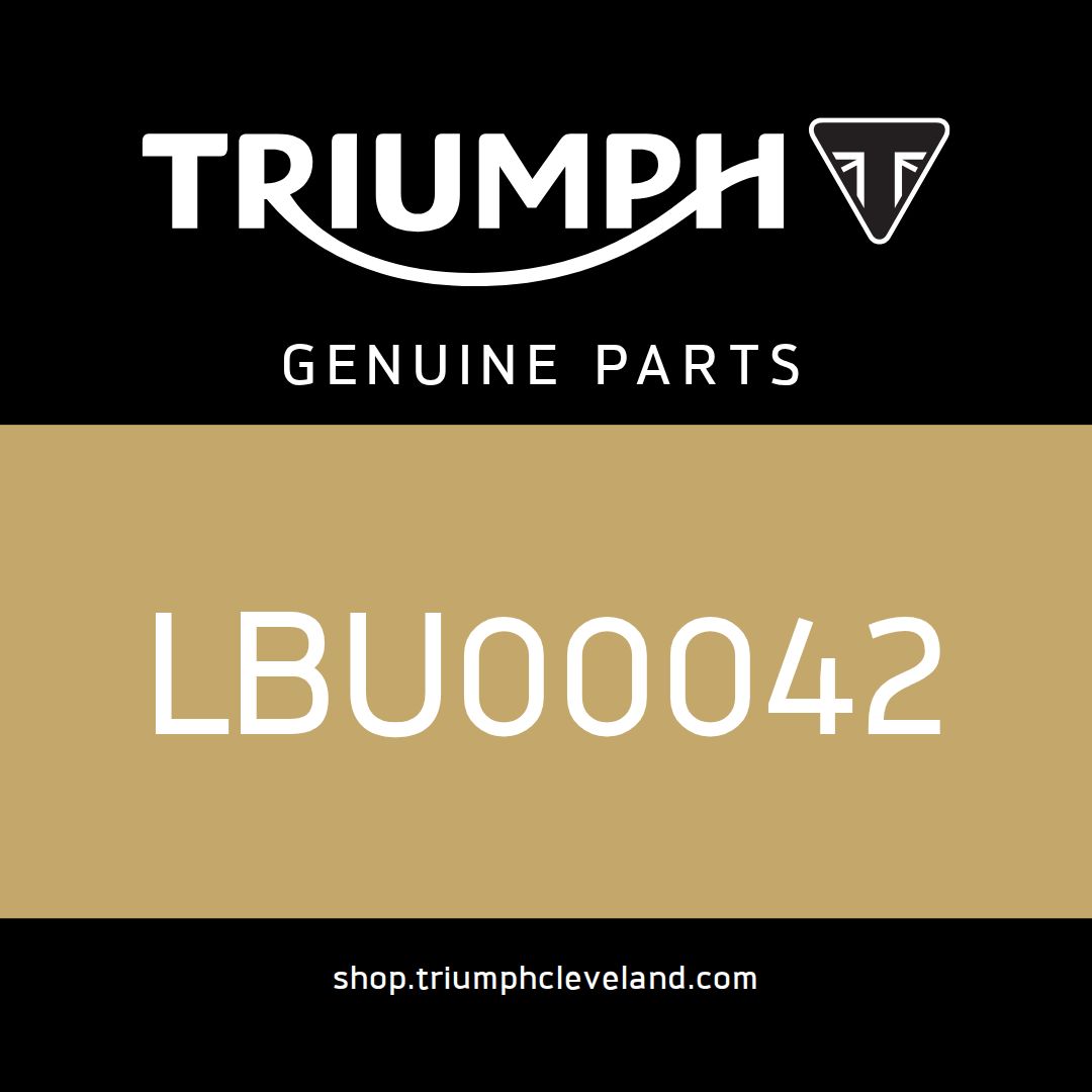 Triumph OEM Screw, Btn Hd, M6 x 10, Blk - LBU00042