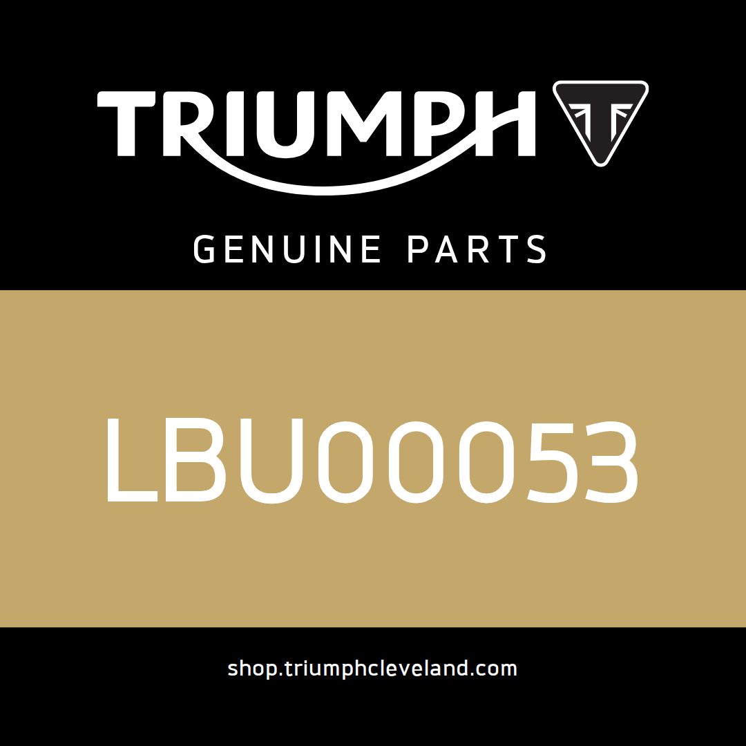 Triumph OEM Screw, Btn Hd, M6 x 25, Brt - LBU00053