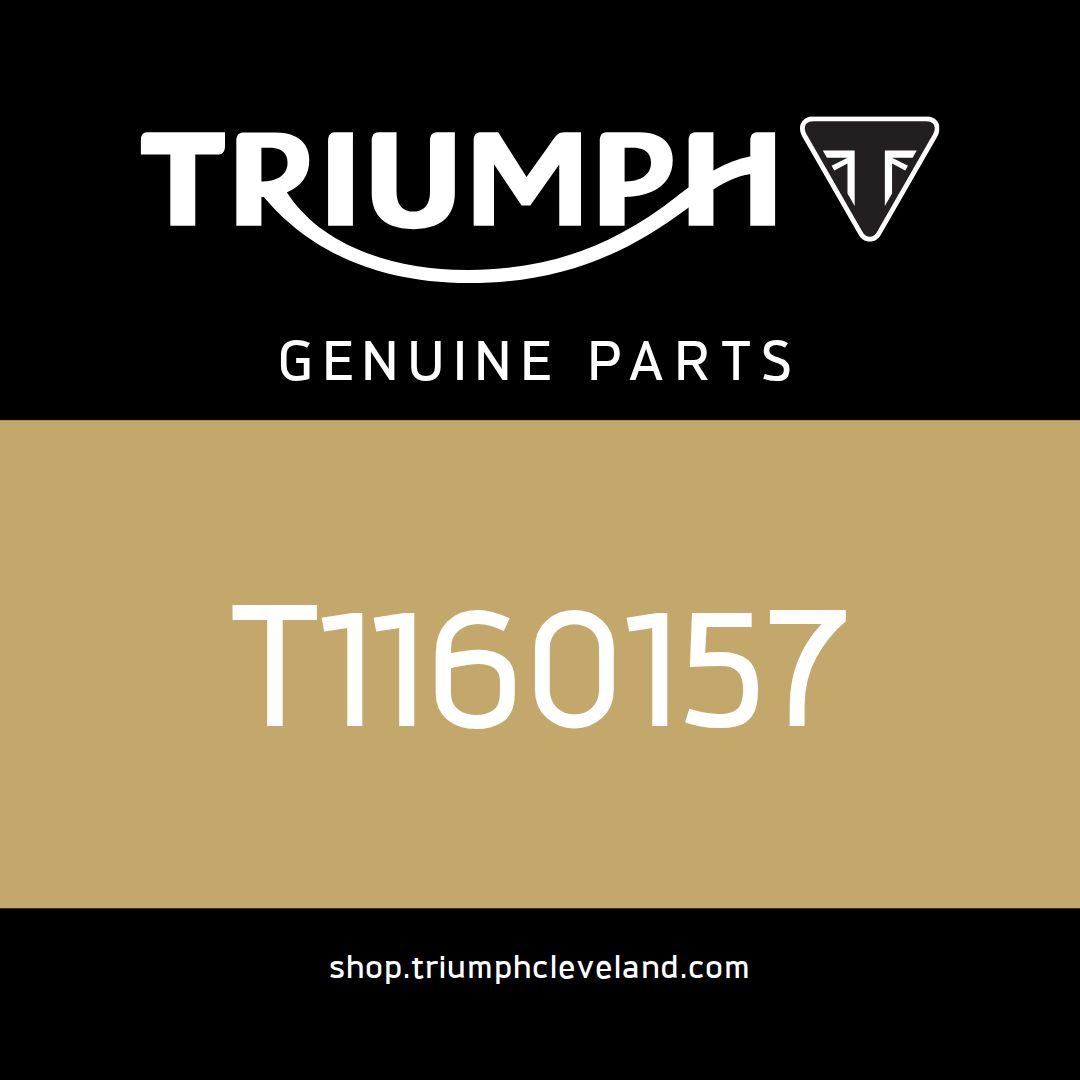 Triumph OEM Crankcase Kit, Blk/Chrome - T1160157