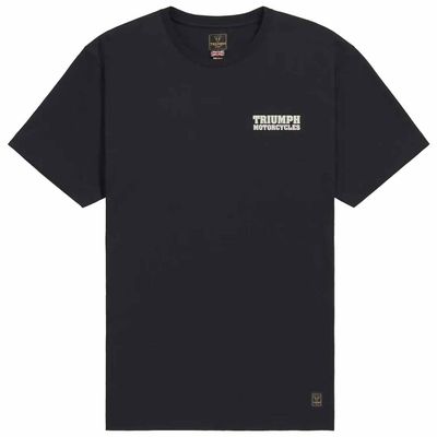 Triumph Hello Moto Black Comfort Tee - MTSS26219