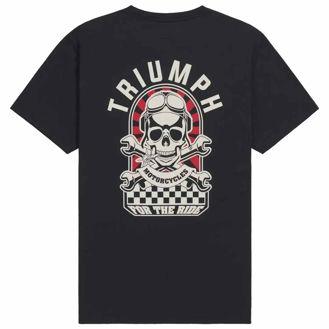 Triumph Hello Moto Black Comfort Tee - MTSS26219