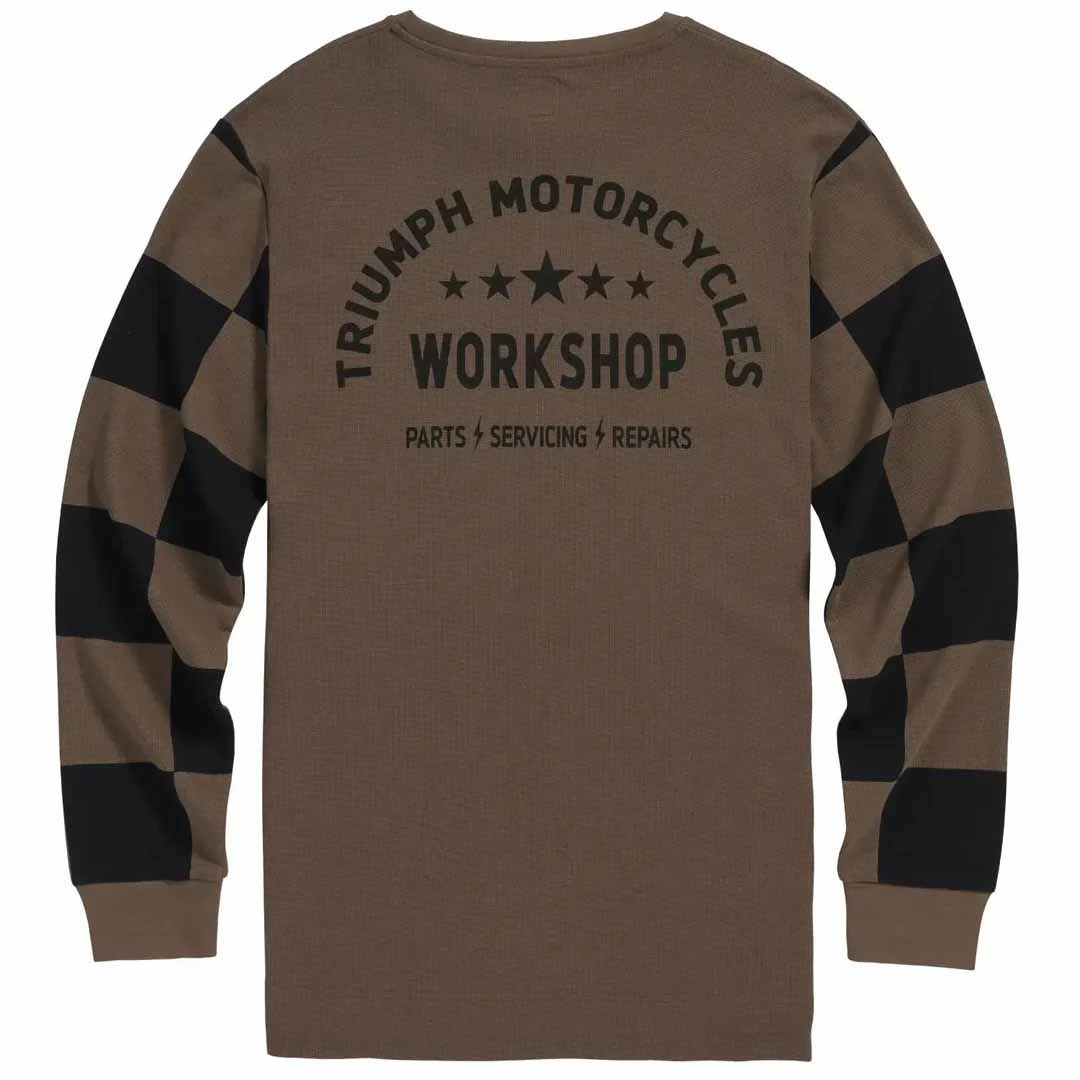 Triumph Harker Checkerboard Iron Long Sleeve Tee - MTLS26241