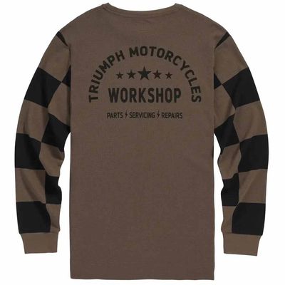 Triumph Harker Checkerboard Iron Long Sleeve Tee - MTLS26241
