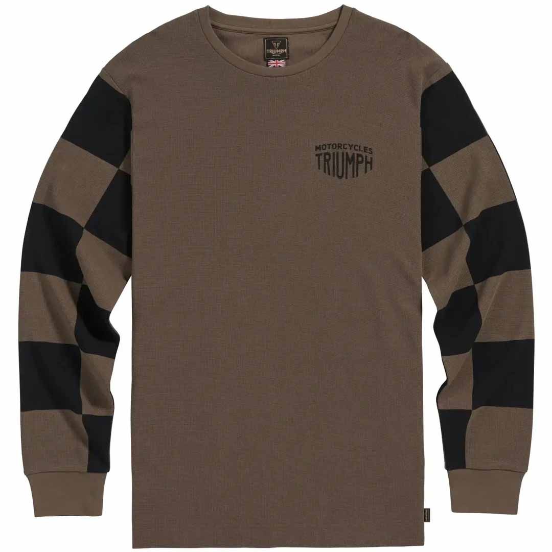 Triumph Harker Checkerboard Iron Long Sleeve Tee - MTLS26241