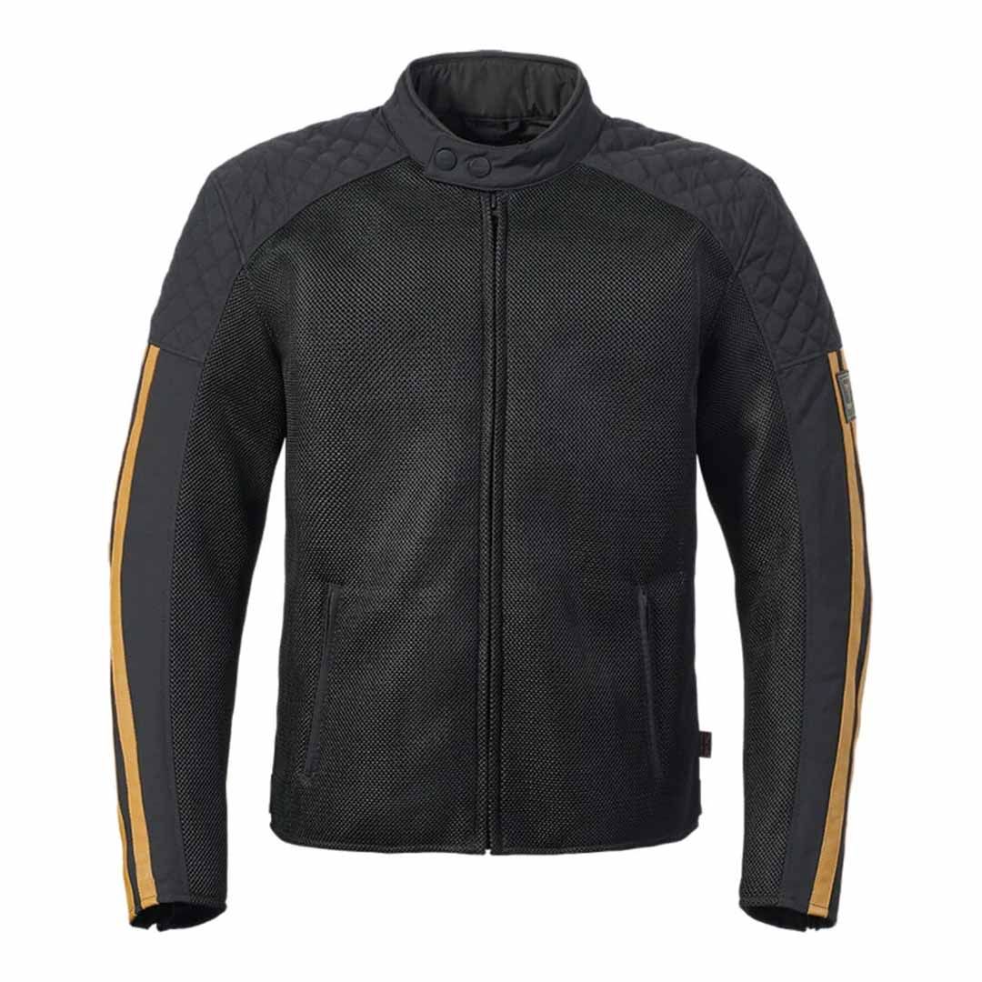Triumph Braddan Gold Retro Mesh Motorcycle Jacket - MTES25302