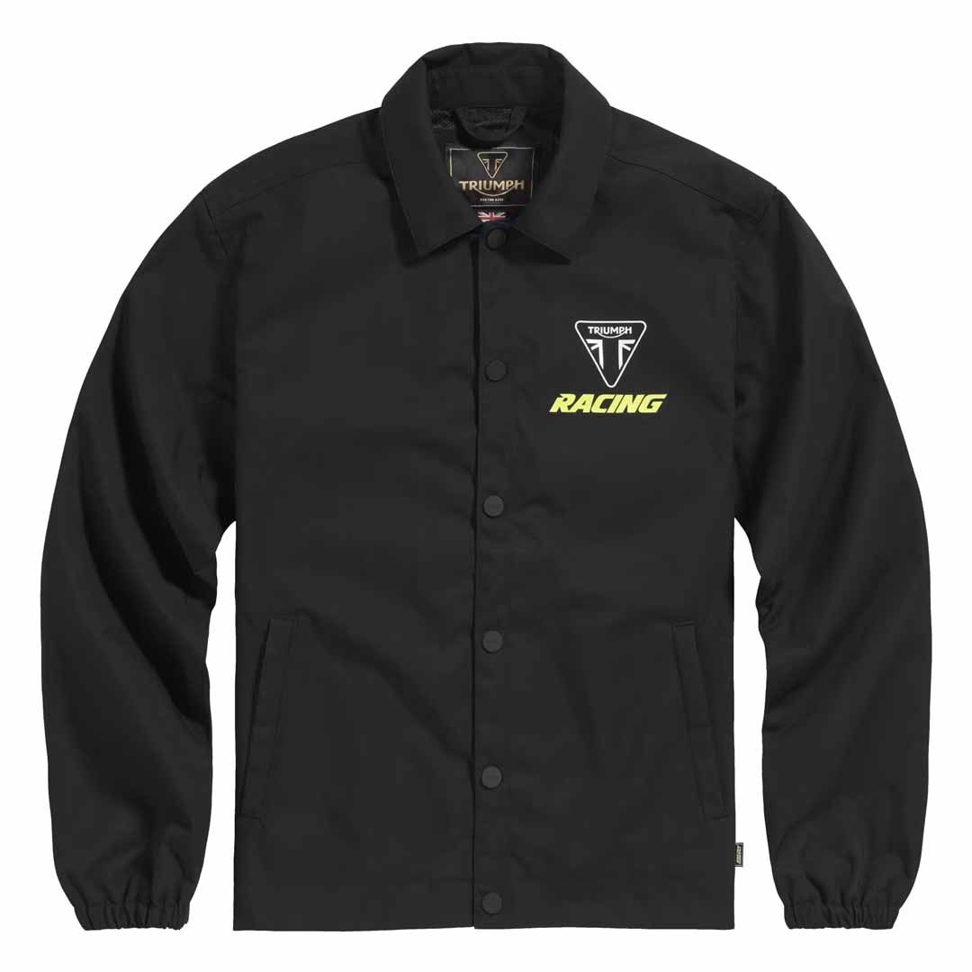Triumph Racing Carter Coach Black Softshell Jacket - MTES26700