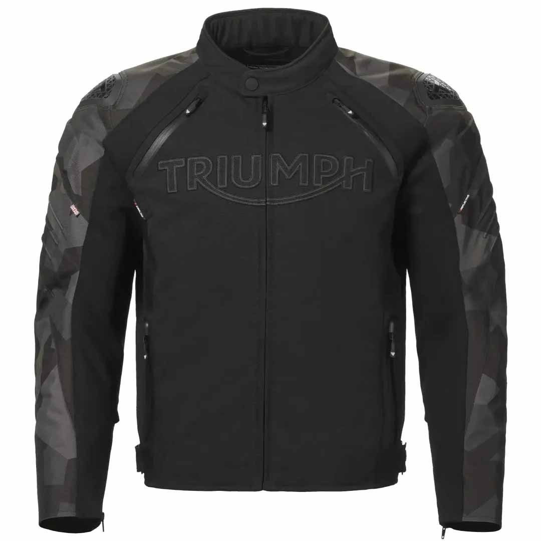 Triumph Triple Sports TriTech Armored Camo Motorcycle Jacket - MTES26001