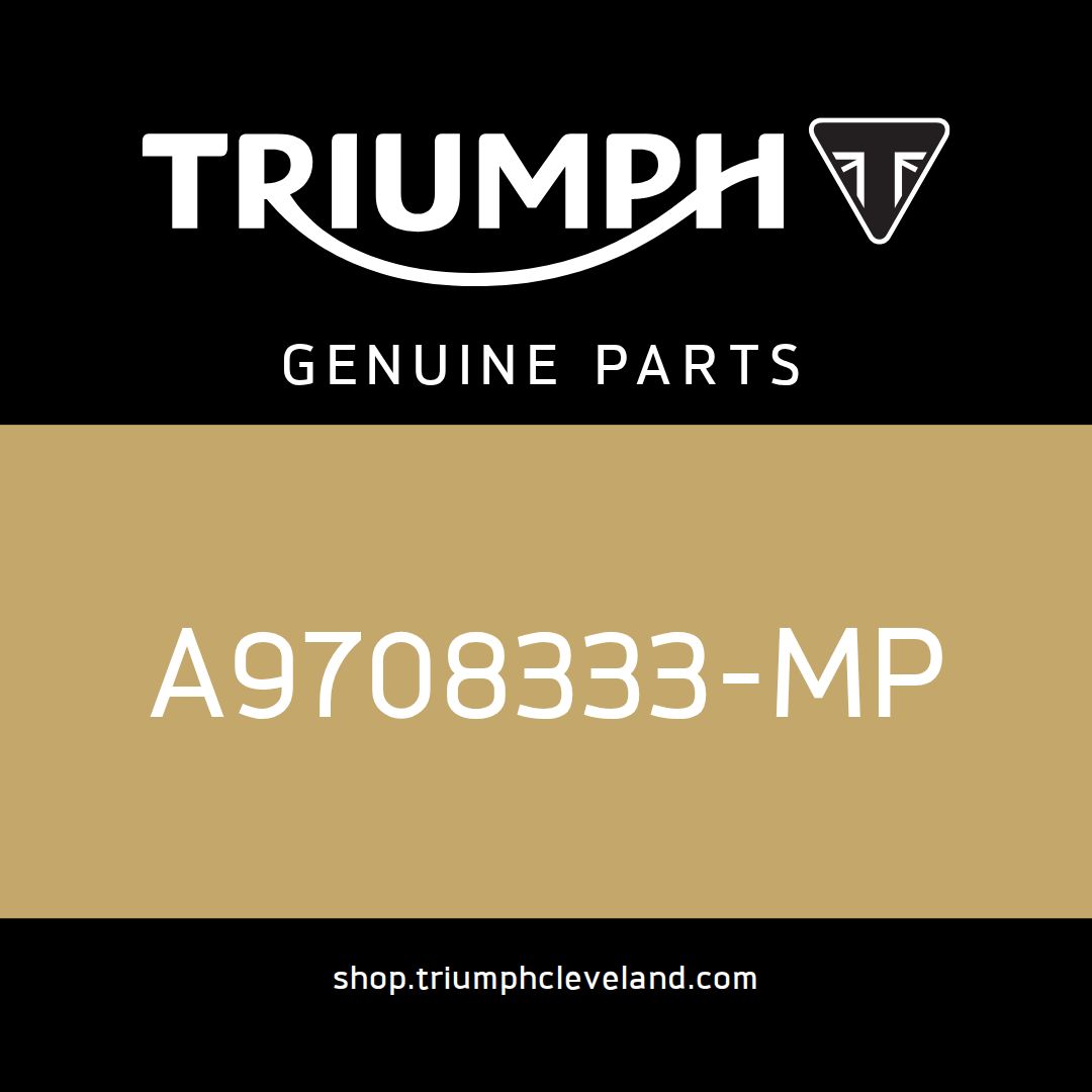 Triumph OEM Painted Seat Cowl - Silver Ice - A9708333-MP